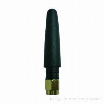 GSM Rubber Duck Antenna with 2.0dBi Gain, SMA Male Connector
